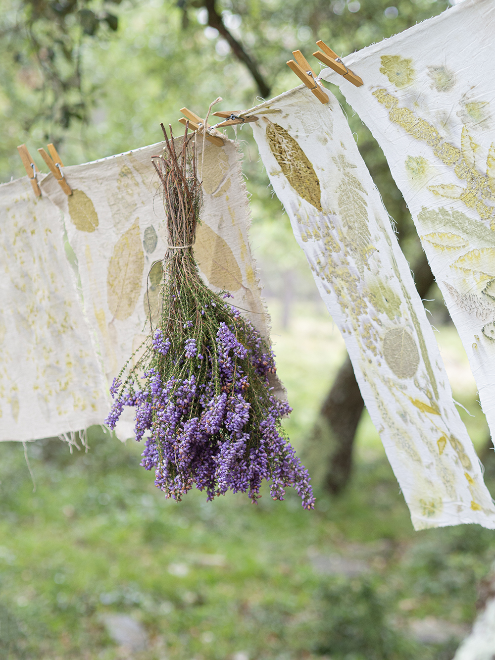 DIY Estampación botánica en tela24